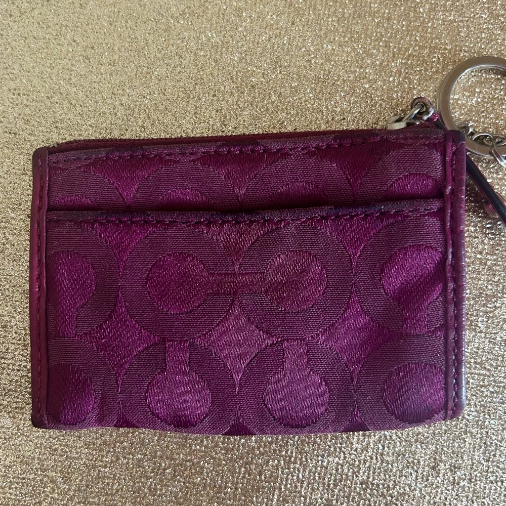 Coach Coin Pouch and Keychain - Picture 3 of 9